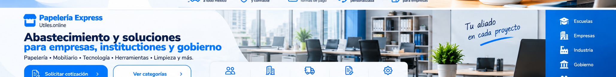 Abastecimiento empresarial Papelería Express